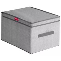 Коробка для хранения MASTER HOUSE Впорядке, 30х40х25 см, полиэстер, картон, с крышкой, с ручкой