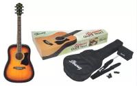 IBANEZ V50NJP VINTAGE SUNBURST набор: акустическая гитара, цвет санберст, тюнер, чехол