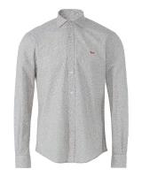 хлопковая рубашка Harmont & Blaine CNH013 серый+принт 2xl