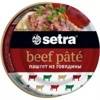 Паштет SETRA из говядины, 100 гр.