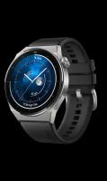 HUAWEI Умные часы HUAWEI Watch GT 3 Pro, светло-серый титановый корпус с кожаным ремешком