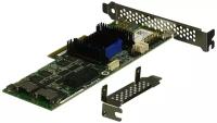 Контроллер Adaptec ASR-6805 (PCI-E v2 x8, LP) SGL SAS 6G, Raid 0,1,10,5,6,50,8port (int2*SFF8087), 512Mb (2270100-R)