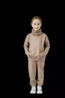 Детский костюм / костюм для девочки р-р 116, серо-бежевый