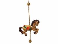 Ёлочная игрушка "Карусельная лошадка", полистоун, 16 см, SHISHI