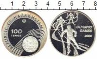Клуб Нумизмат Монета 100 тенге Казахстана 2005 года Серебро XX Олимпийские зимние Игры