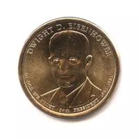 1 доллар 2015 — Дуайт Эйзенхауэр . 34-ый Президент США. P