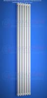 Вертикальный радиатор стальной трубчатый Purmo Delta Laserline 2180 / 6 секций, боковое подключение (AB)