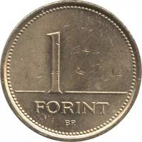 Монета номиналом 1 форинт, Венгрия, 2000