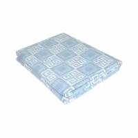 Одеяло байковое взрослое Элегант голубое (212 x 150 см)