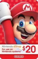 Цифровая подарочная карта Nintendo eShop (20 USD)
