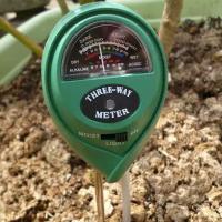Измеритель уровня pH, влажности и освещенности почвы стрелочный Espada APH-58