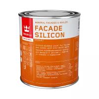 Tikkurila Facade Silicon Акриловая краска для фасадов и цоколей (под колеровку, глубокоматовый, база C, 0,9 л)