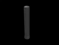 Труба EU L=750 Grill'D, AISI 304 0,8мм (D115 ), черный