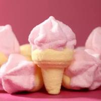 Маршмеллоу «Мороженое» розово-желтое, 100 г