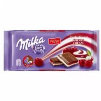 Шоколад Milka Cherry cream 100 грамм В упаковке 22 шт.