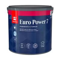 Краска моющаяся для стен и потолков Euro Power-7 (Евро-7) TIKKURILA 2,7л белый (база А)