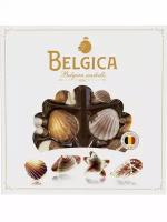 Подарочный набор Belgica Шоколадные конфеты-ракушки с начинкой пралине, 250г