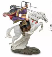 Статуэтка Китайский воин на белом коне