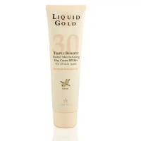 ANNA LOTAN Moisturizing Day Cream SPF30 / Крем дневной солнцезащитный «Тройной эффект» SPF 30+, серия Liquid gold, 100 мл