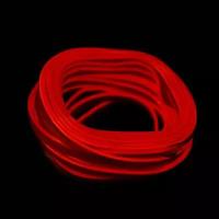 Гибкий неон Cartage Неоновая нить Cartage для подсветки салона, адаптер питания 12 В, 7 м, красный