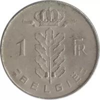 Монета номиналом 1 франк, Бельгия, 1970, "BELGIE"