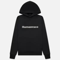 Мужская толстовка adidas Originals x Pharrell Williams Basics Hoodie Human Race Logo чёрный, Размер S