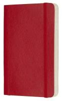Блокнот Moleskine Classic Soft, 192 стр., красный, нелинованный