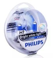 Лампа H7+W5w Crystal Vision 4300k 2шт 12v 12972cv Sm 48983828 Philips арт. 12972CVSM