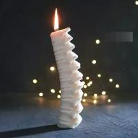 Силиконовая форма для свечей " Позвоночник L"/ молд для свечи/силиконовая форма для мыла