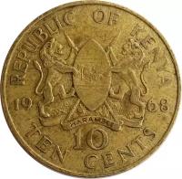 10 центов 1968 Кения