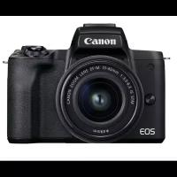 Фотоаппарат Canon M50 Mark II Kit EF-M 15-45mm F/3.5-6.3 IS STM, черный