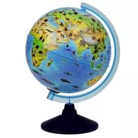 Глобусы-светильники Глобен Глoбус зоогеографический (детский) «Классик Евро», диаметр 250 мм, с подсветкой от батареек