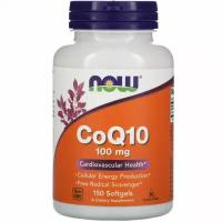 Now Foods, коэнзим Q10, 100 мг, 150 капсул