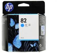 Картридж для печати HP Картридж HP 82 C4911A вид печати струйный, цвет Голубой, емкость 69мл