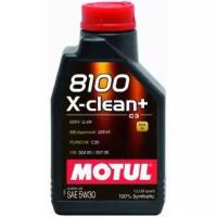 Моторное масло MOTUL 8100 X-CLEAN + 5W-30 Синтетическое 1 л