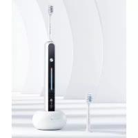 Электрические зубные щётки Dr.Bei Электрическая зубная щетка DR.BEI S7, звуковая, 40000 движ/мин, 2 насадки, АКБ, белая