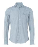 хлопковая рубашка Harmont & Blaine CJH046 серый+белый m