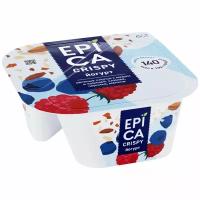 Йогурт Epica Crispy +Смесь из мюслей и сушеных ягод 6%, 140г