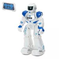 Классические роботы ZHORYA Робот радиоуправляемый «Смарт бот», ходит, свет и звук, русский чип, цвет синий