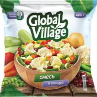 Смесь овощная Global Village 8 Овощей быстрозамороженная 400г