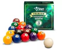 Комплект шаров для бильярда Start Billiards Premium 57,2 мм, пул
