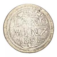 Германия, Бавария 10 пфеннигов 1681 г
