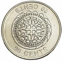 Соломоновы острова 20 центов 2012 г