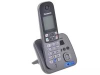 Телефон DECT Panasonic KX-TG6821RUM, серый металлик