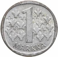 Финляндия 1 марка (markka) 1966 S