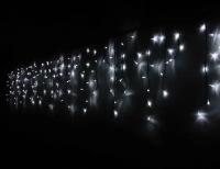 Светодиодная бахрома Quality Light 3.1*0.5 м, 150 холодных белых LED ламп, черный ПВХ, соединяемая, IP44, BEAUTY LED