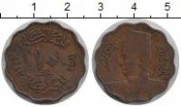 Клуб Нумизмат Монета 10 миллим Египта 1943 года Медь