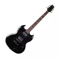 REDHILL SGX200/BK эл.гитара, SG, H+H, 2V/2T/3P, махагон, цвет черный