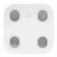 SMART напольные весы JVC управление со смартфона, до 180 кг, с функцией BMI измерение жира, жидкости, мышечной и костной ткани