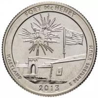 Монета США 1/4 доллара (25 центов, квотер) 2013 S — "Национальный памятник Форт Мак-Генри" (19-й парк) M124602